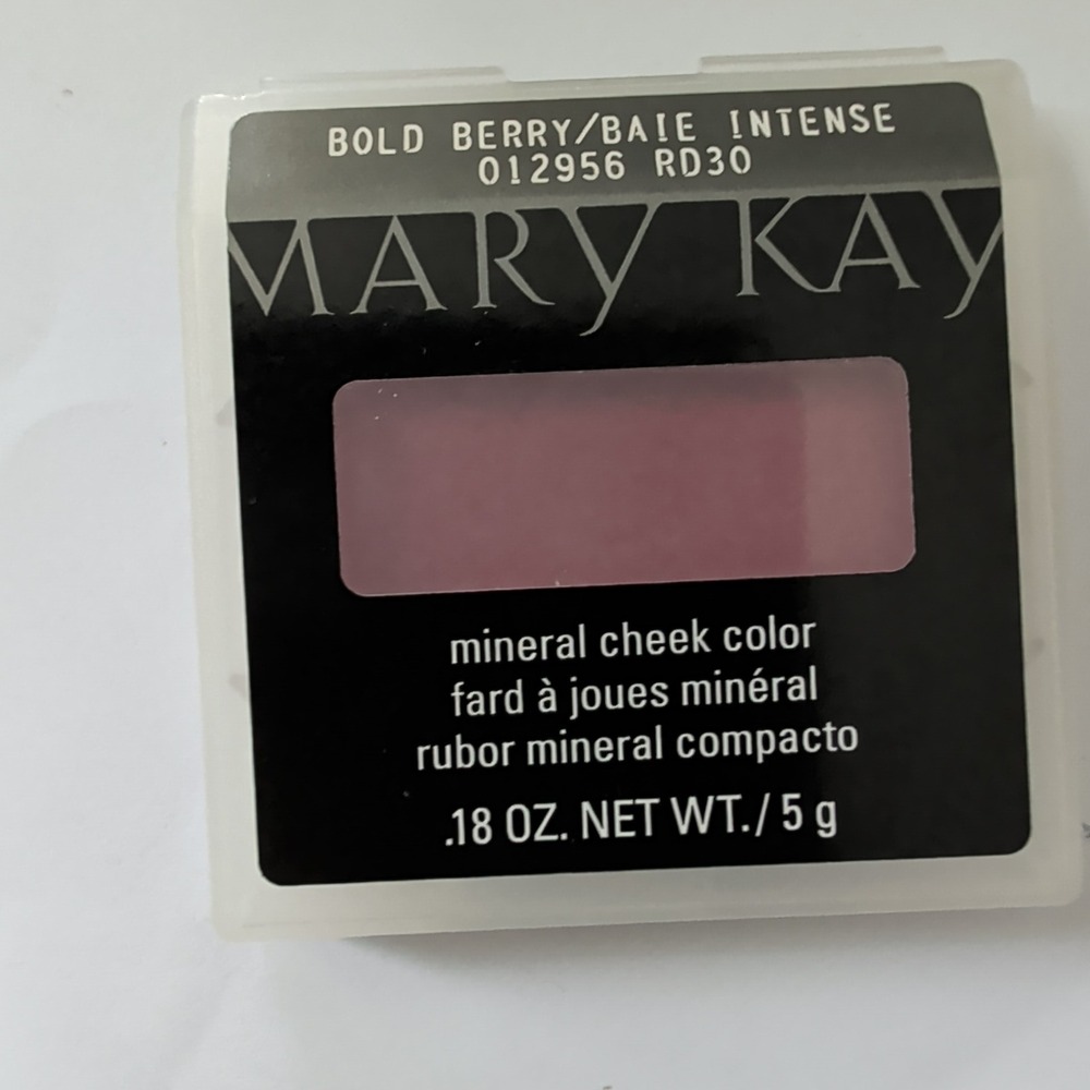 Mary Kay Mineral Cheek Color Bold Berry 012956 RD30 Blush Makeup 0.18 oz 5g New